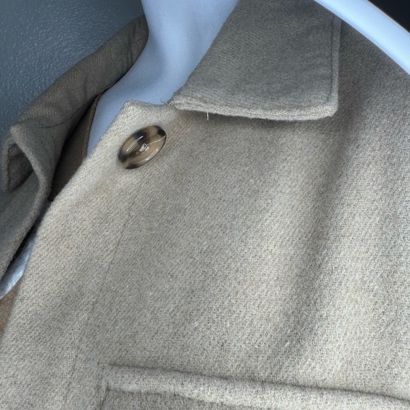 Laundry By Shelli Segal Tan Utility Jacket Lightweight Casual - Picture 12 of 13